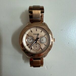 Fossil Rose Gold Women’s Wristwatch